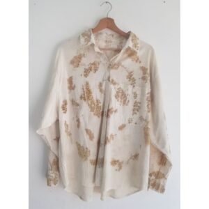 Camisa de hombre con teñido botánico